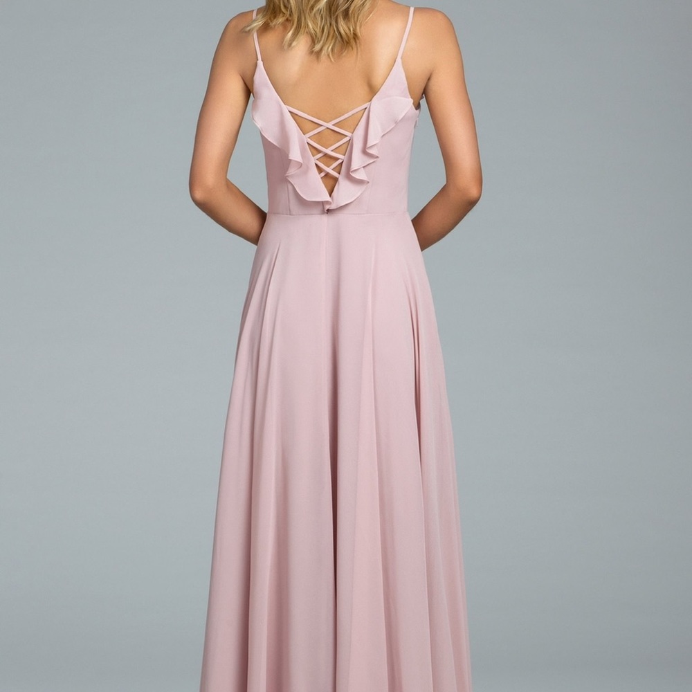Hayley Paige Dusty Rose Bridesmaid Dress